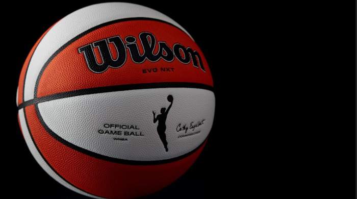 The WNBA's 25th anniversary game ball